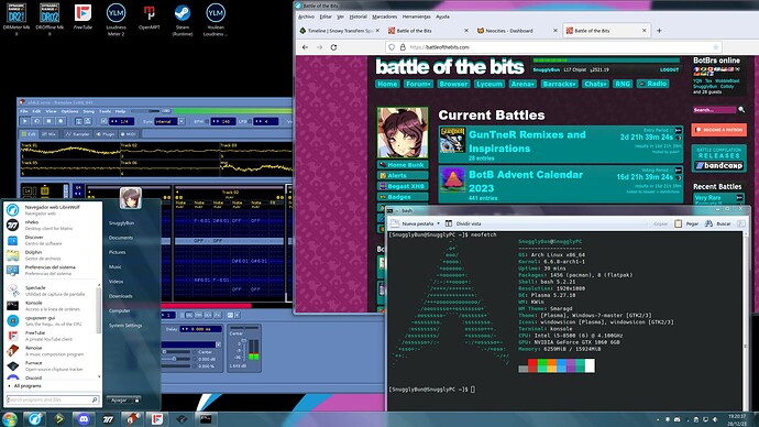 windows 7 on linux moment