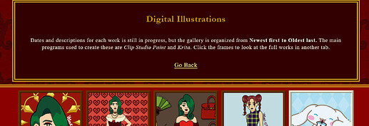 current preview of art gallery