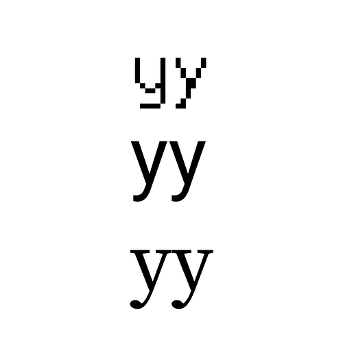 In Roboto and Source Serif, the 2 characters in question are the same. In Unifont, they aren't.