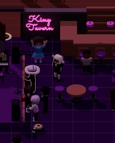 Actual screenshot of a NOJO CLUB room
